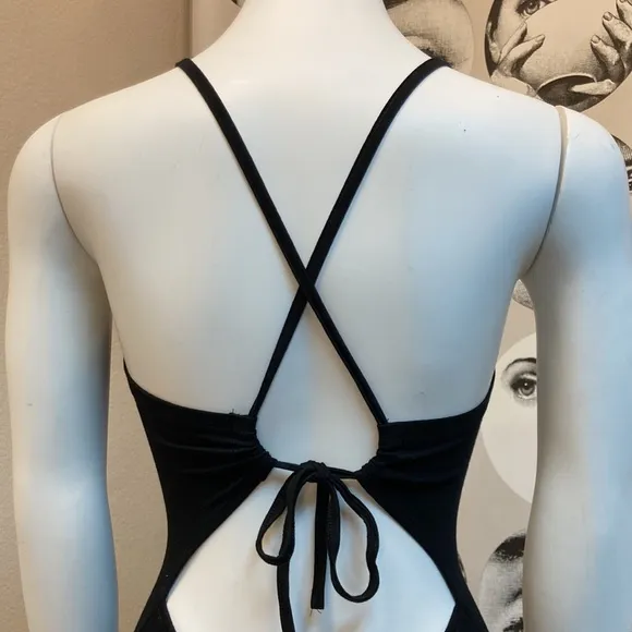Elegant &amp; Soft Long Maxi Dress w/ Adjustable Straps &amp; Derrière Ruching, Sz S