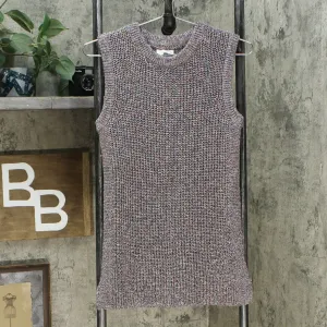 Ella Moss Women's Marled Sleeveless Tank Sweater. 1372445 Mood Indigo Medium