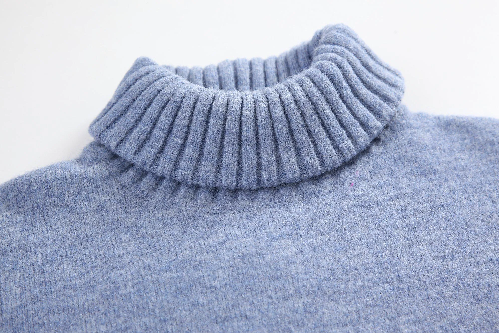 EMMA YAK WOOL BLEND TURTLENECK SWEATER