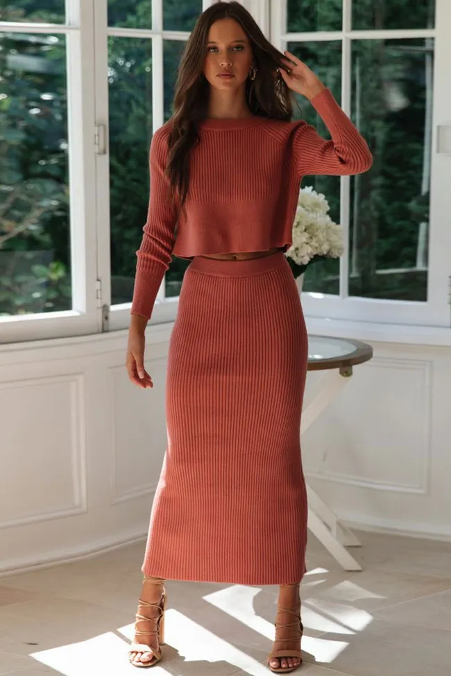 Erin® | Rib knit sweater set