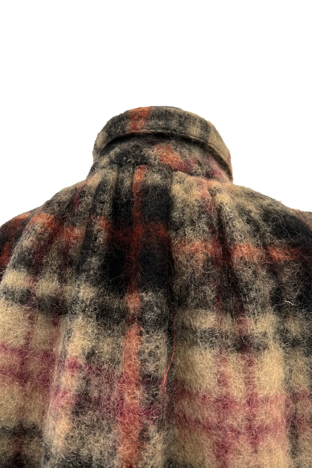 Fabulous Fall 1978 Geoffrey Beene Runway Oversized Mohair Blanket Cocoon Coat