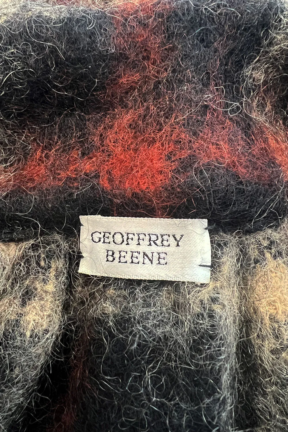 Fabulous Fall 1978 Geoffrey Beene Runway Oversized Mohair Blanket Cocoon Coat