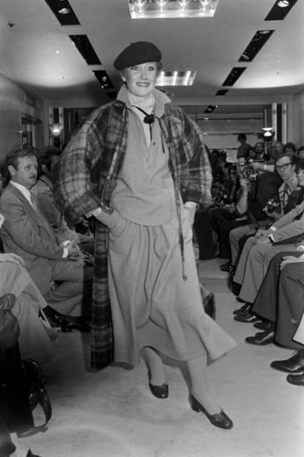 Fabulous Fall 1978 Geoffrey Beene Runway Oversized Mohair Blanket Cocoon Coat