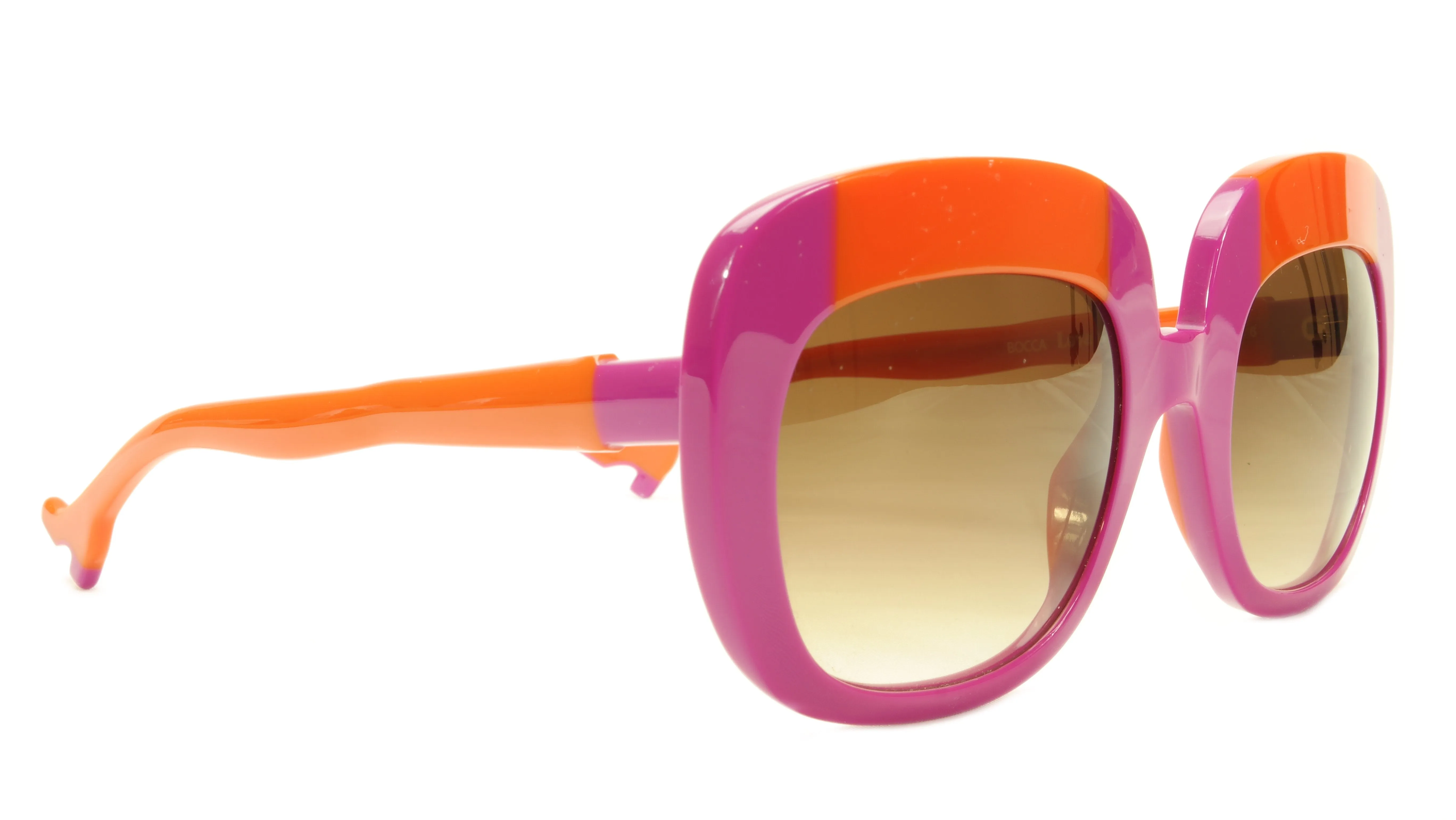 Face A Face Sunglasses Frame BOCCA Lova 1 4026 Acetate Fuschia Orange Italy Made