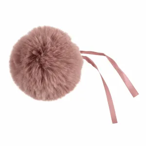 Faux Fur Pom Pom - Large 12cm - Pink