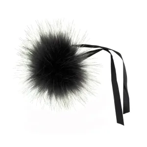 Faux Fur Pom Pom - Medium 6cm - Grey Tip