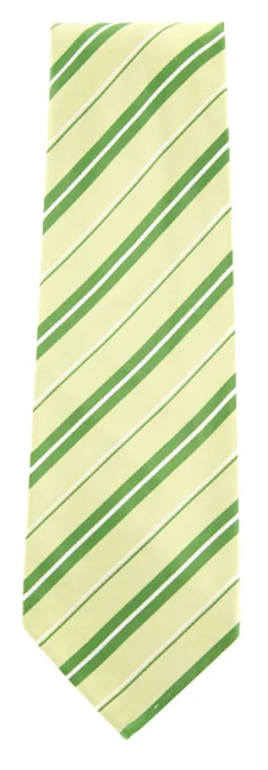Finamore Napoli Green Silk Tie