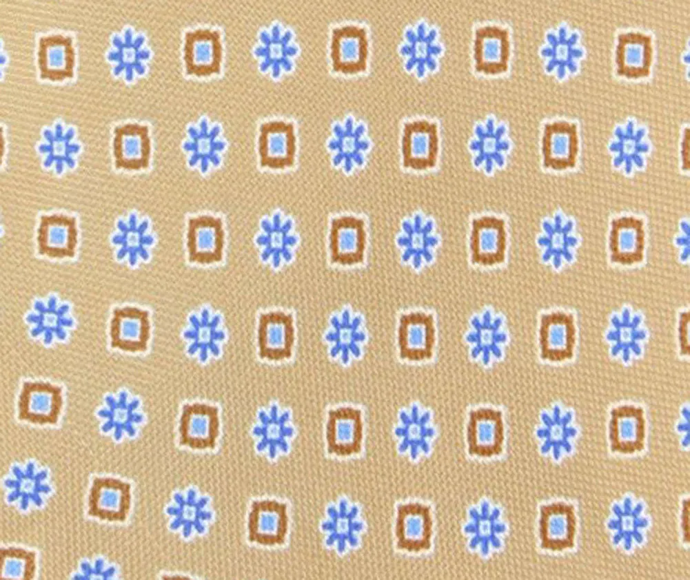 Finamore Napoli Light Brown Silk Tie