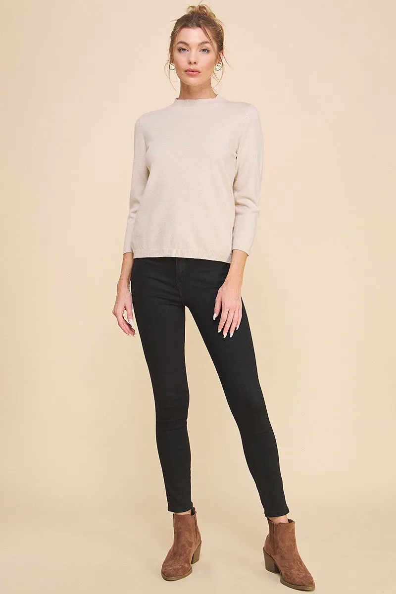 Francesca Mock Neck