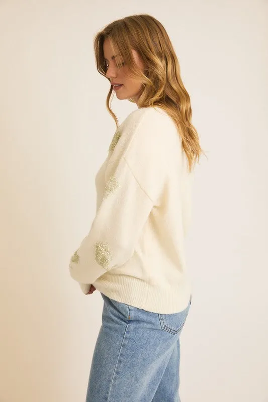 Francine Champagne Sweater