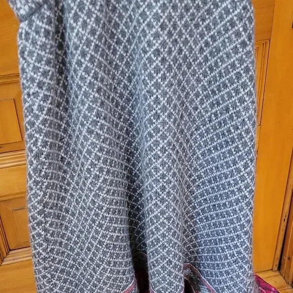 Free People Nordic Fair Isle Jumper Dress Size Small Wool Blend