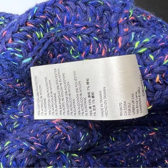 Free People Neon Lights Chunky Sweater