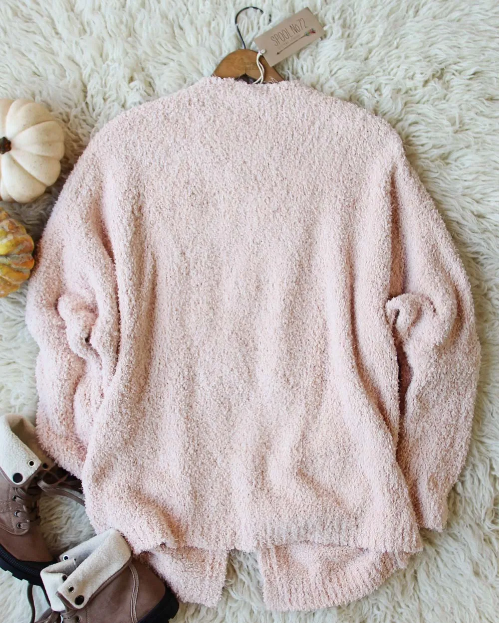 Fuzzy Wuzzy Cardigan in Pink