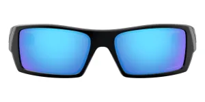 Gascan Rectangle Polarized Sunglasses 9014-5060 In Matte Black/ Prizm Sapphire