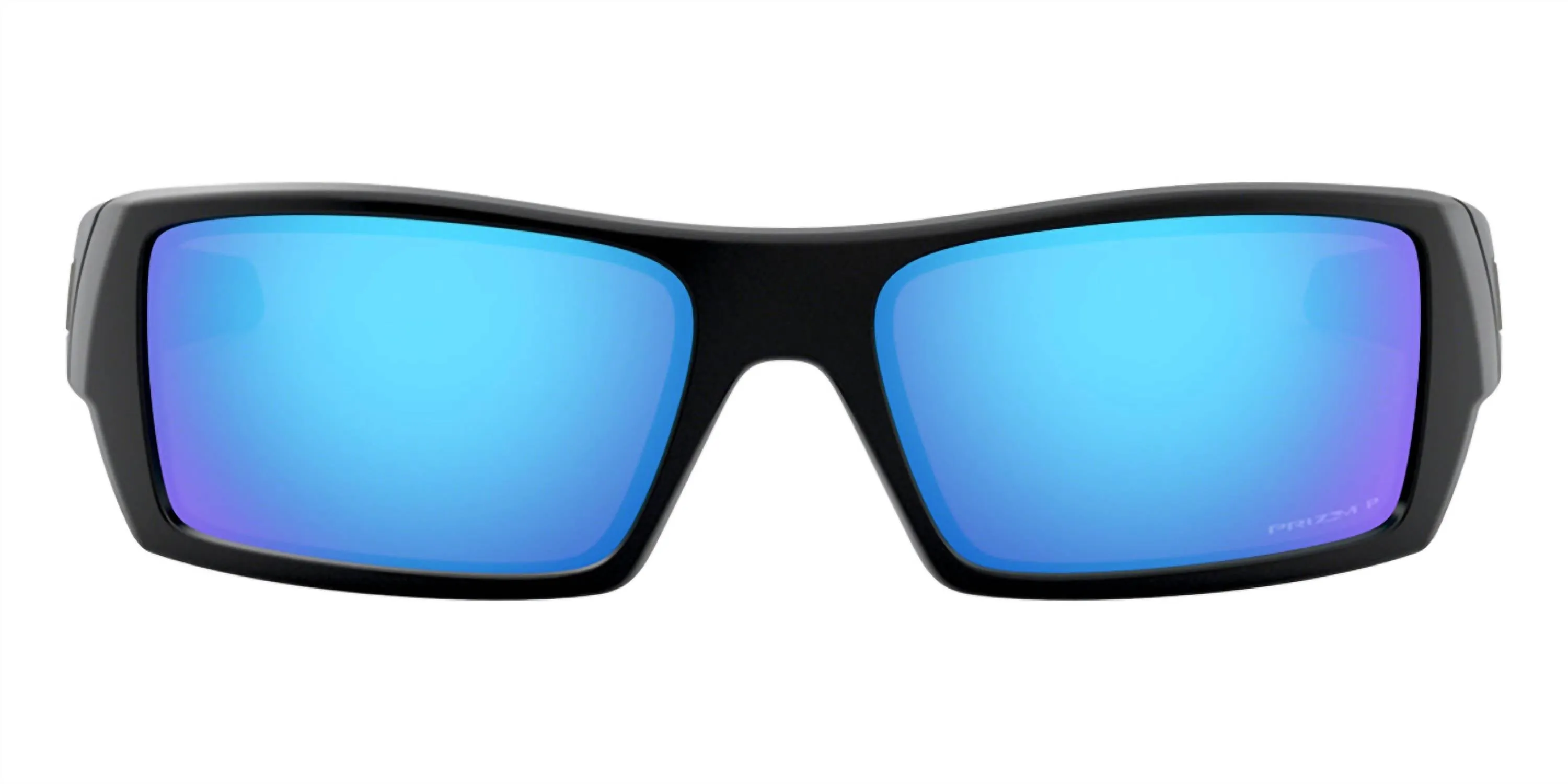 Gascan Rectangle Polarized Sunglasses 9014-5060 In Matte Black/ Prizm Sapphire