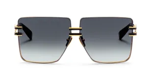 GENDARME-Black Palladium / Gold / Dark Brown Swirl / Medium Grey
