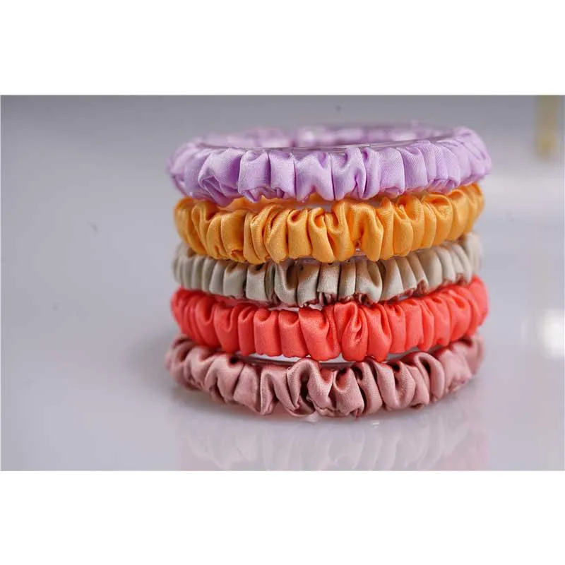 Get 5pieces skinny silk scrunchies sample for testing?