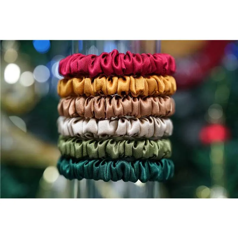 Get 5pieces skinny silk scrunchies sample for testing?