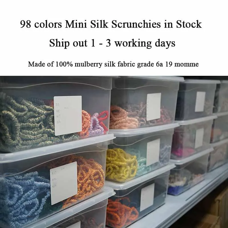Get 5pieces skinny silk scrunchies sample for testing?