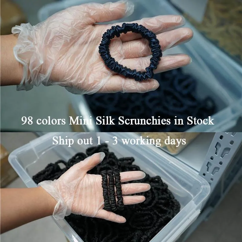 Get 5pieces skinny silk scrunchies sample for testing?