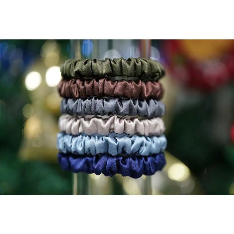 Get 5pieces skinny silk scrunchies sample for testing?
