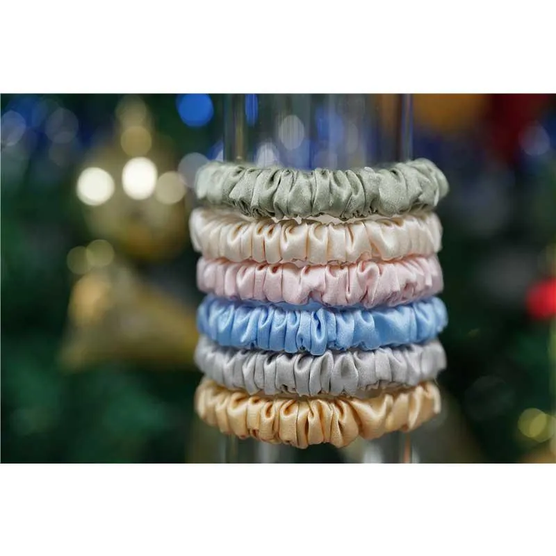 Get 5pieces skinny silk scrunchies sample for testing?
