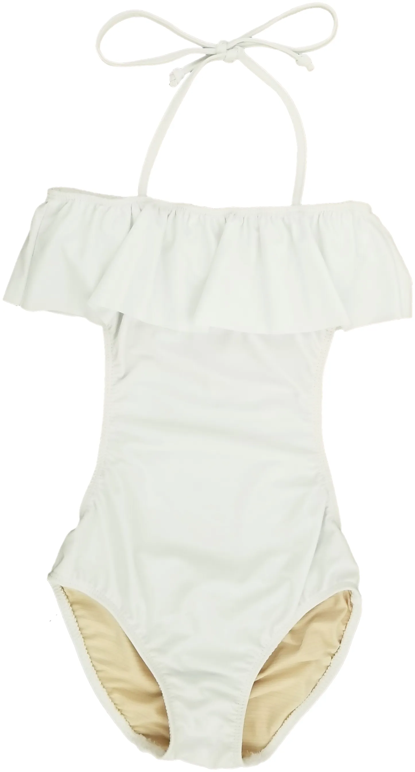Girls One Piece Ruffle Bathing Suit