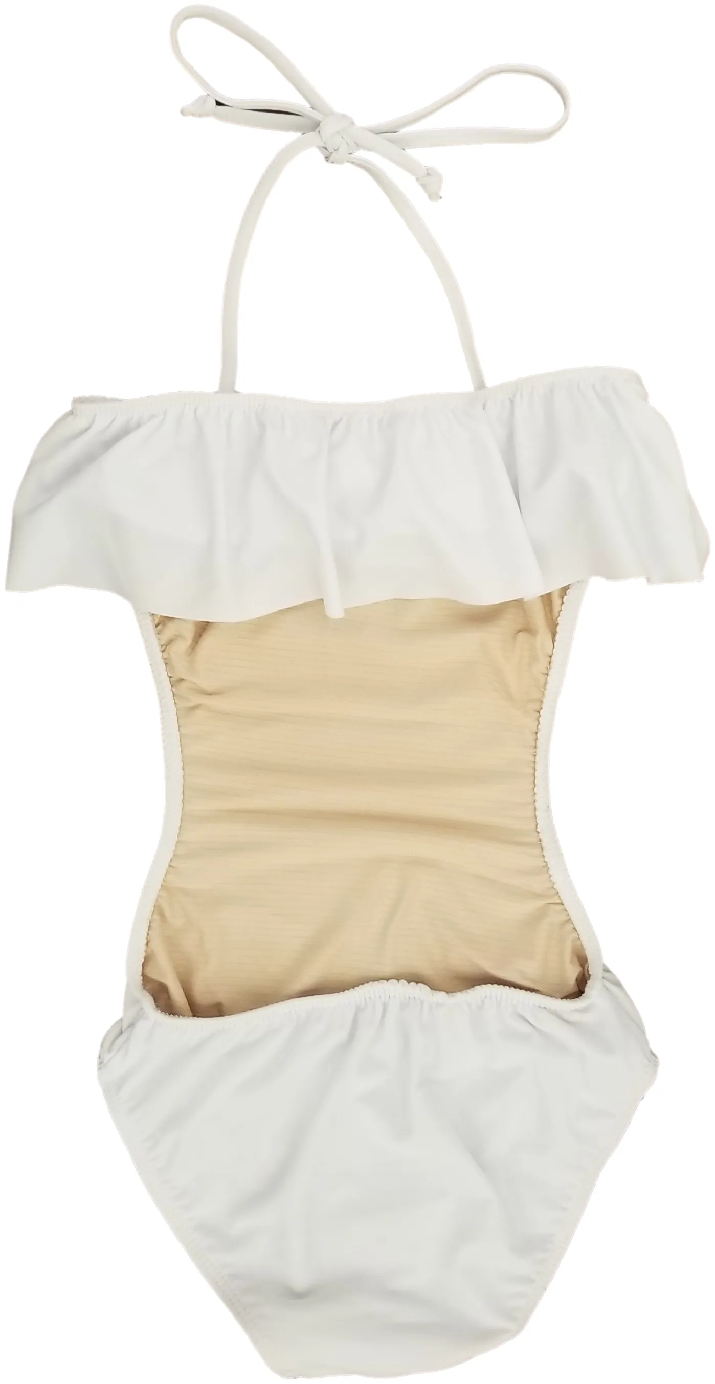 Girls One Piece Ruffle Bathing Suit