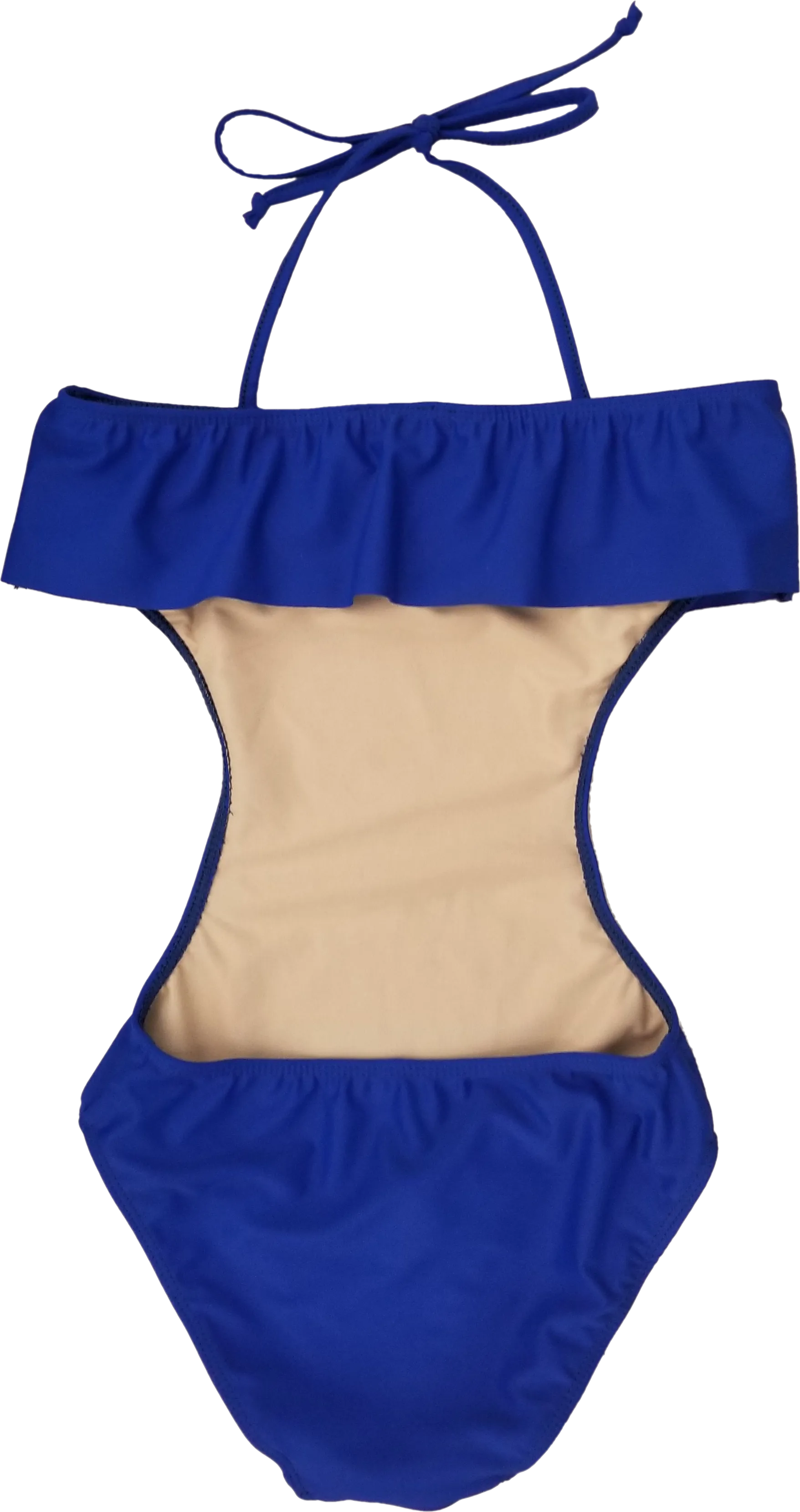 Girls One Piece Ruffle Bathing Suit
