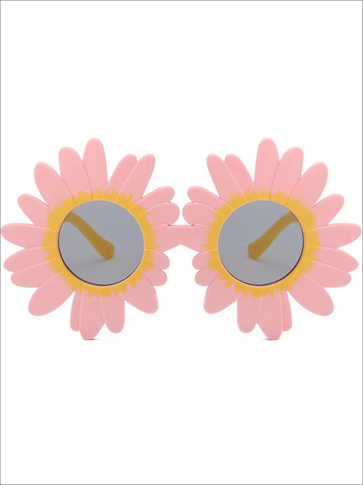 Girls Round Flower Sunglasses