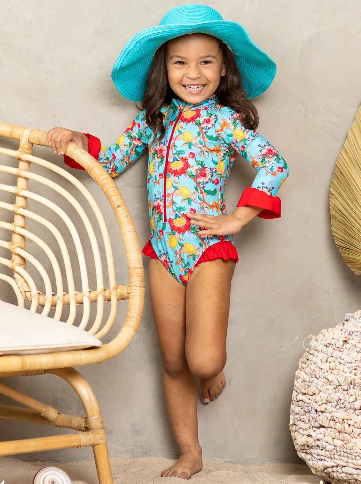 Girls Surf 4 Life One Piece Swimsuit