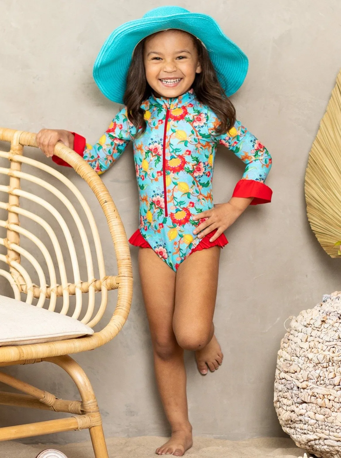 Girls Surf 4 Life One Piece Swimsuit