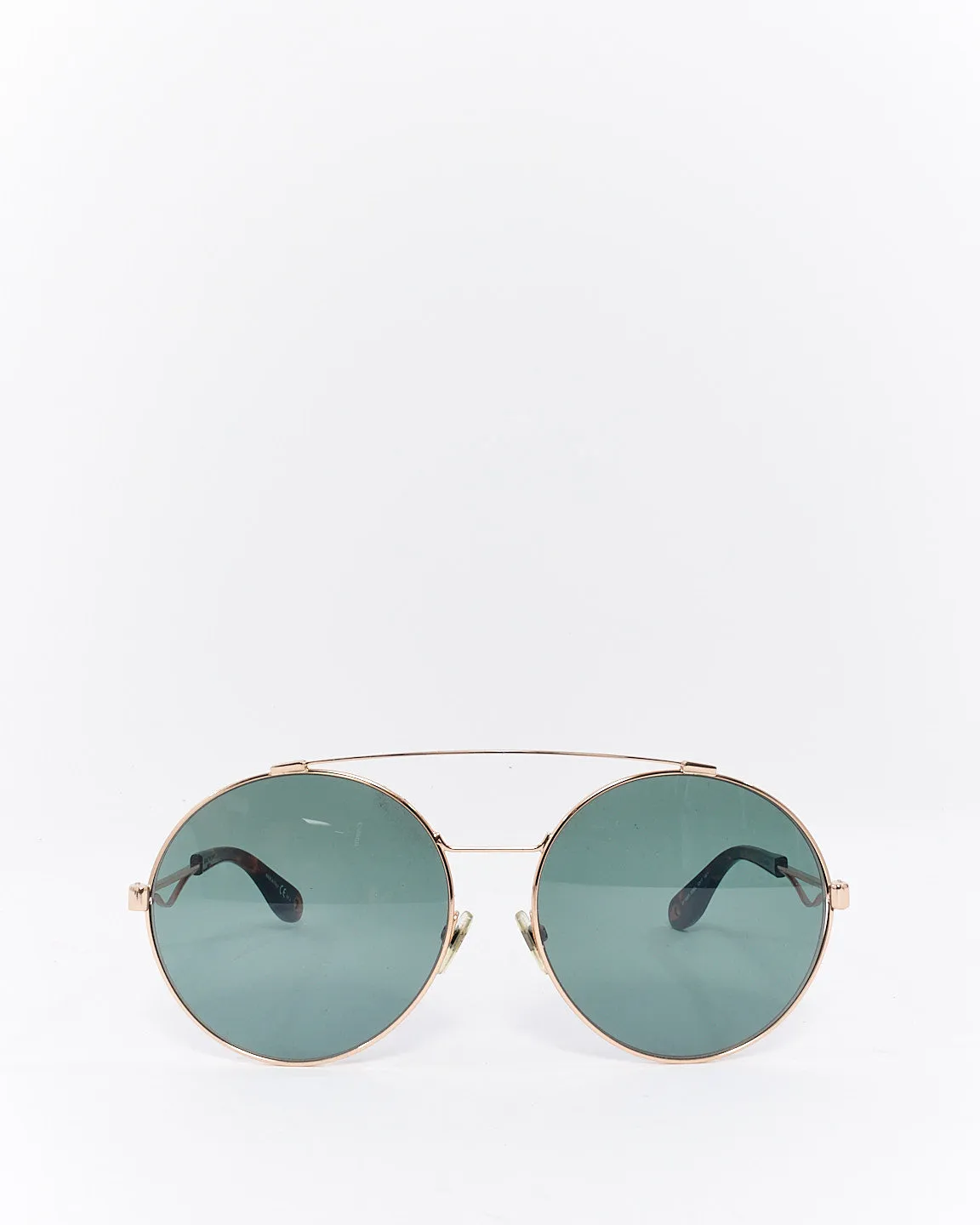Givenchy Gold Metal Round Aviator GV 7048 Sunglasses