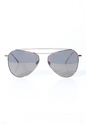Gold Framed Aviator Sunglasses