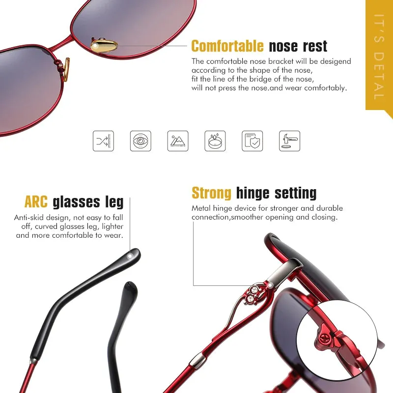 Gradient Polarized Lens UV400 Sunglasses