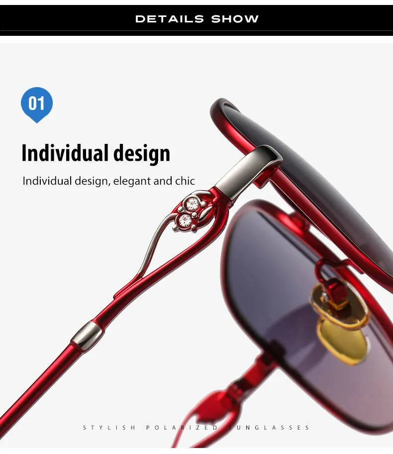 Gradient Polarized Lens UV400 Sunglasses