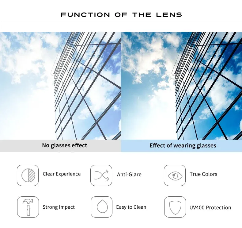 Gradient Polarized Lens UV400 Sunglasses