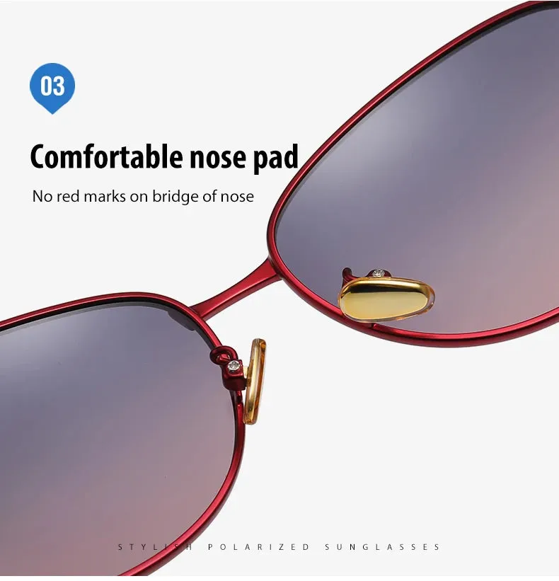 Gradient Polarized Lens UV400 Sunglasses