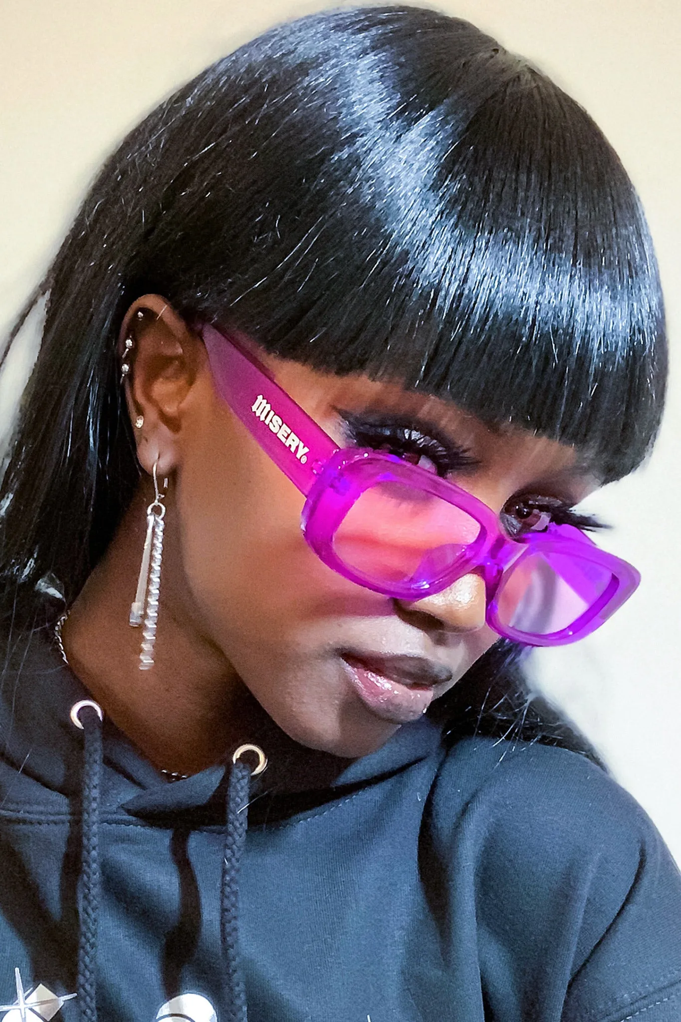 Grape Rectangle Sunglasses