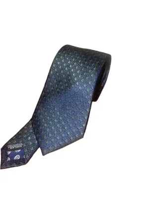 Green and Navy Tie