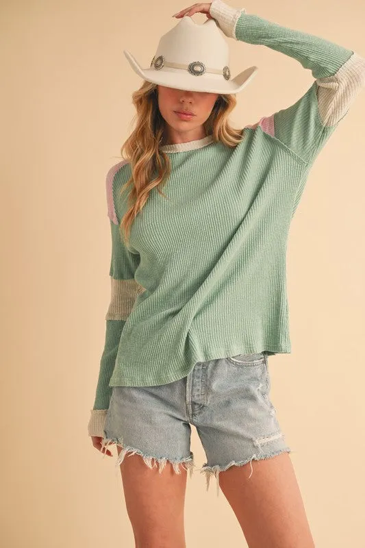 Gretel Colorblock Layering Top