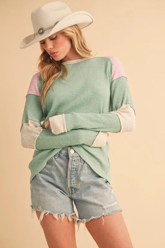 Gretel Colorblock Layering Top