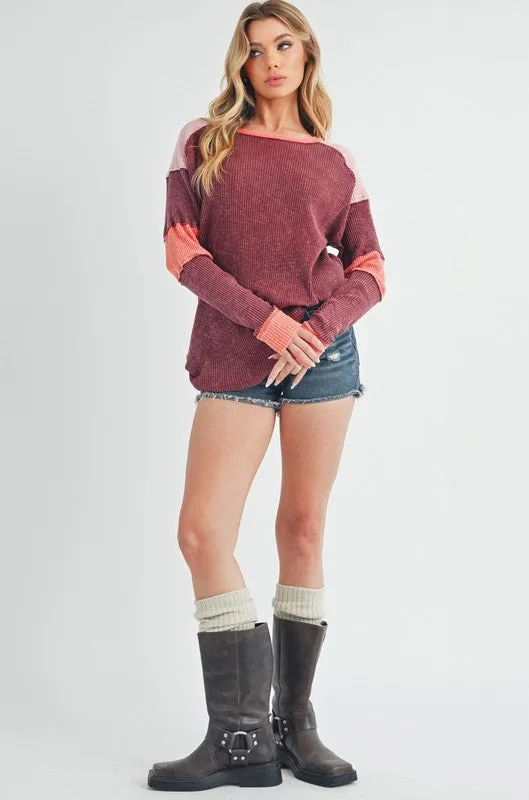 Gretel Colorblock Layering Top