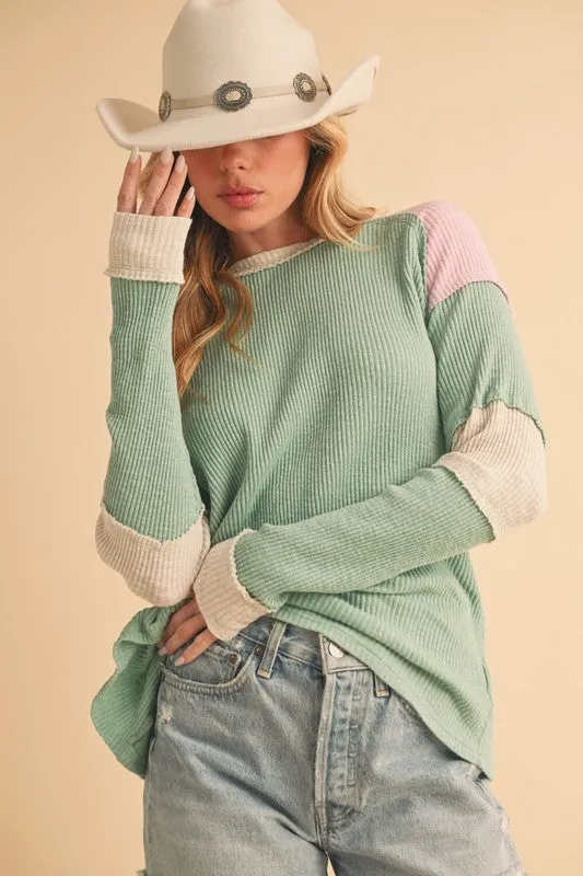 Gretel Colorblock Layering Top