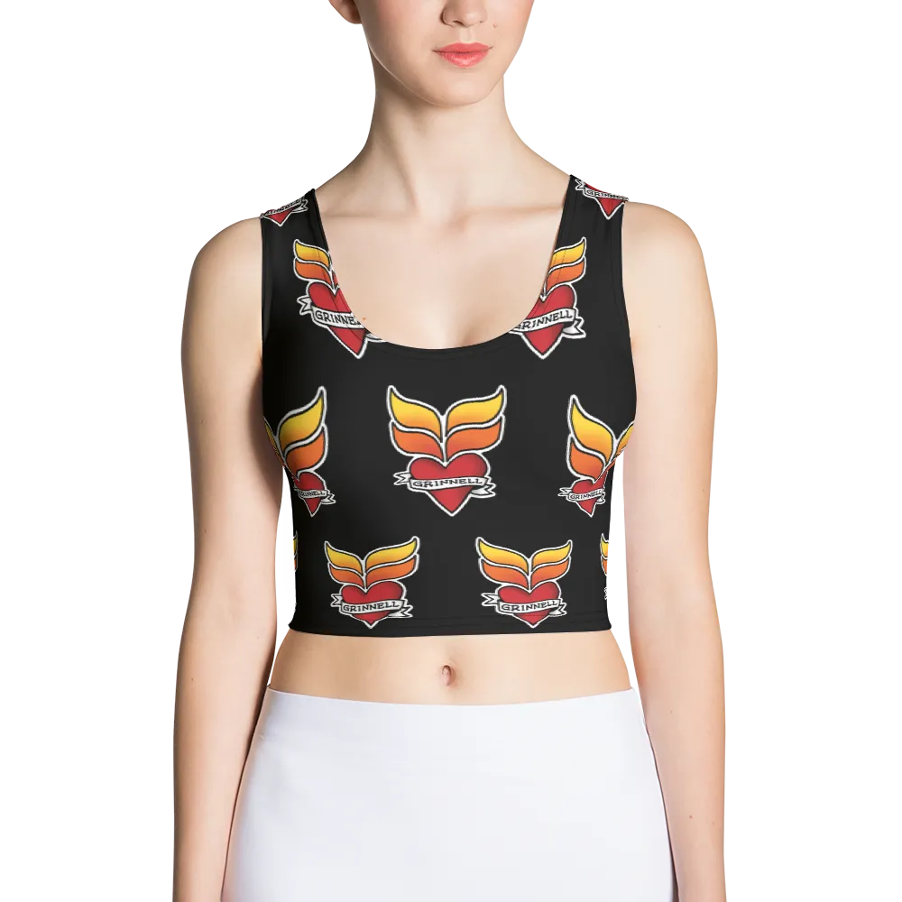 Grinnell Tattoo Print | Tank Crop Top