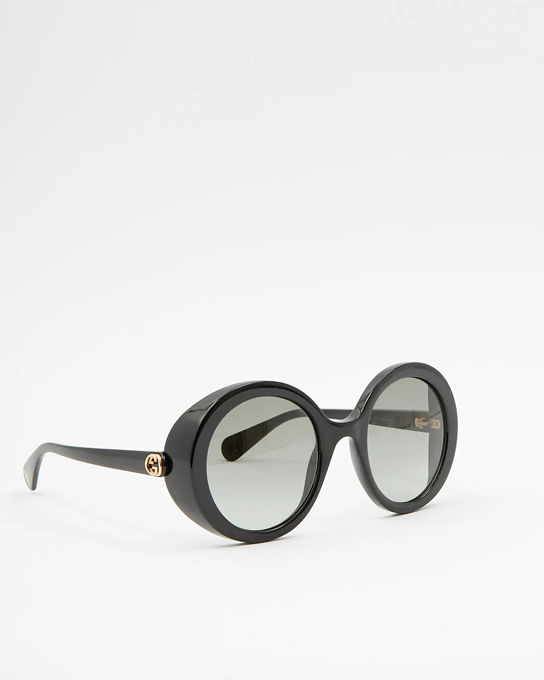Gucci Black Round Oversized GG0367S Sunglasses