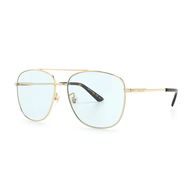 Gucci Metal Framed Navigator Sunglasses in Gold