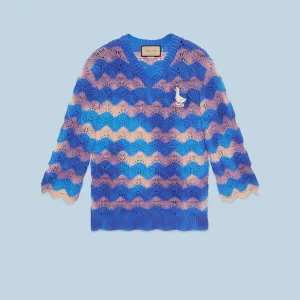 Gucci Tie Dye Knit Cotton Sweater