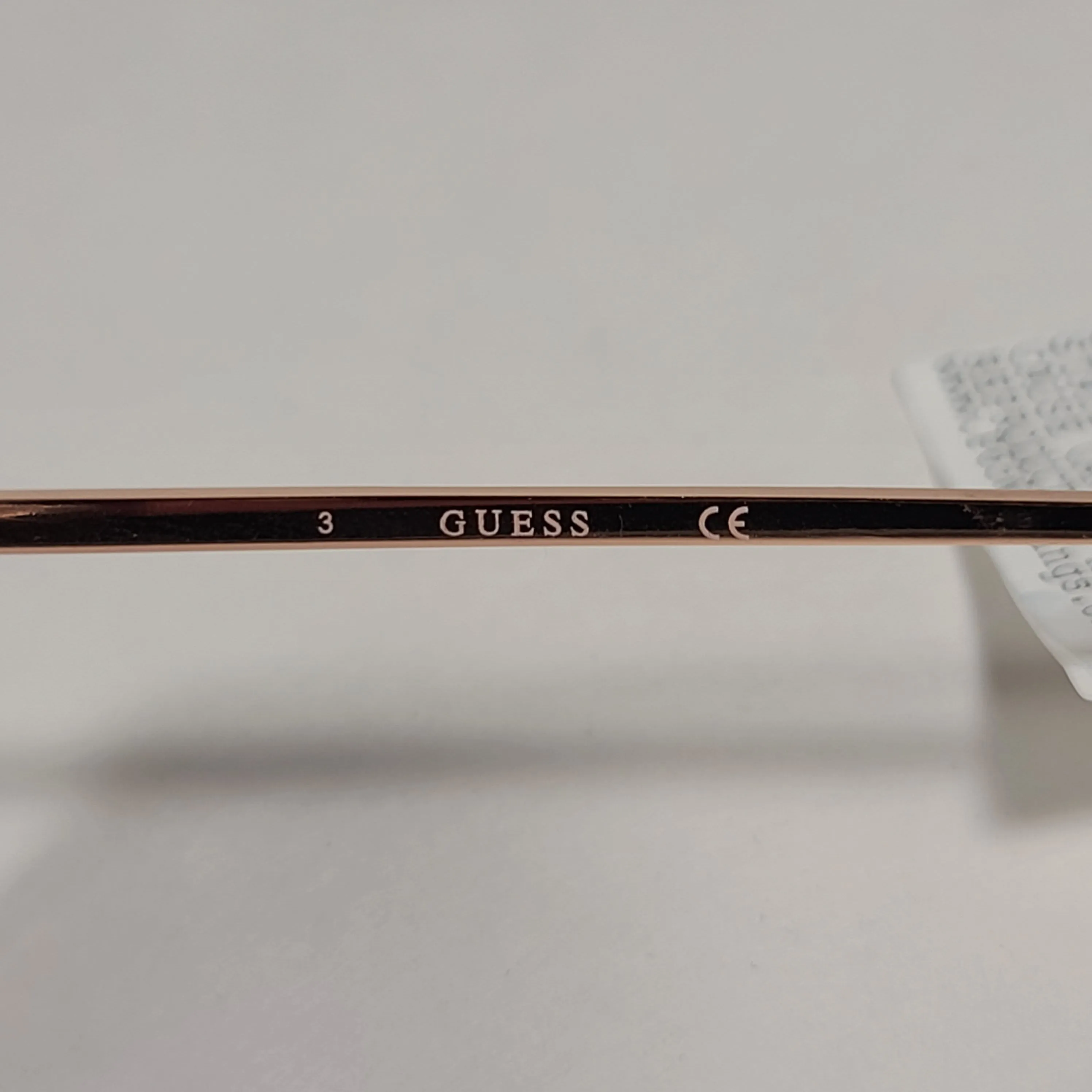 Guess Aviator Pilot Sunglasses Rose Gold Metal Frame Silver Mirror Lens GF0391 28U