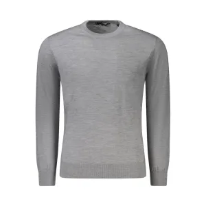 Guess Jeans Gray Wool Men Sweater